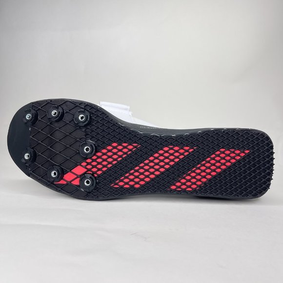 Adidas Adizero Triple Jump Pole Vault White Red Shoes. Size 12.5. Style: B37496. main image 4